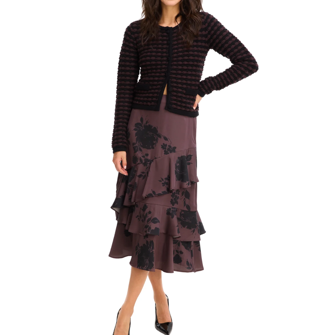 MARIA CARDIGAN BROWN