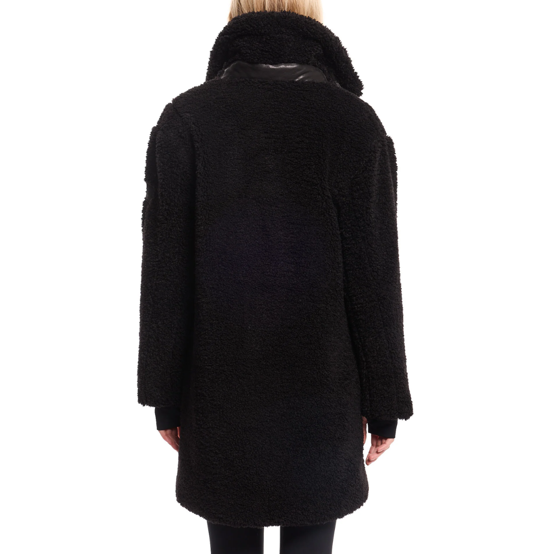 SHERPA MID COAT BLACK