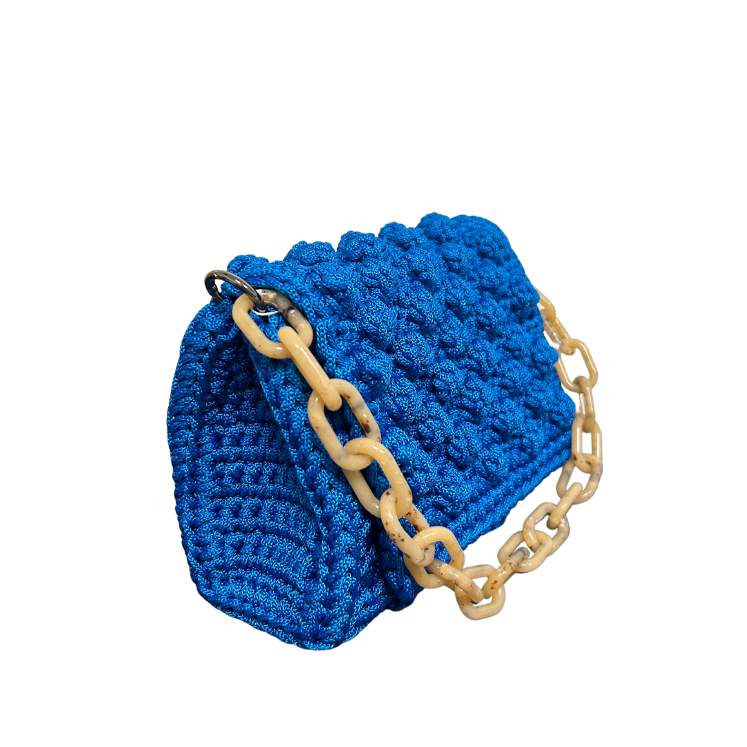ROYAL BLUE BUBBLE TORTOISE CHAIN