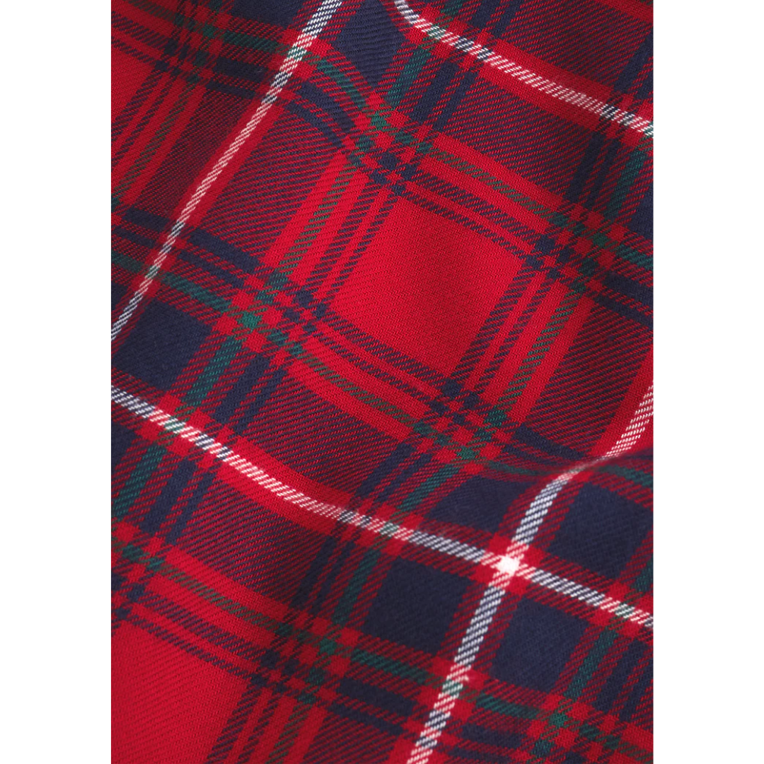 HANGOUT PLAID PANT HAUTE RED