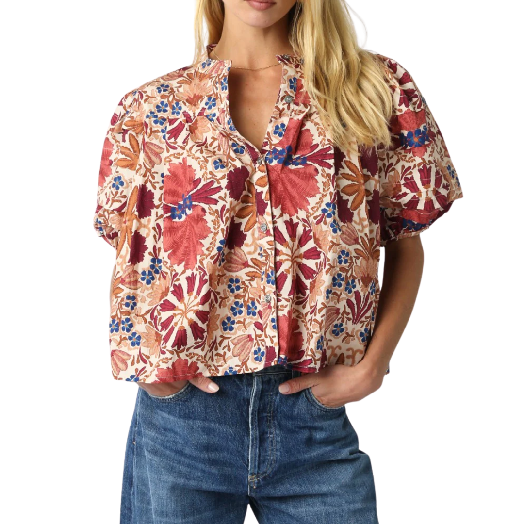 BRIA FLORAL TOP