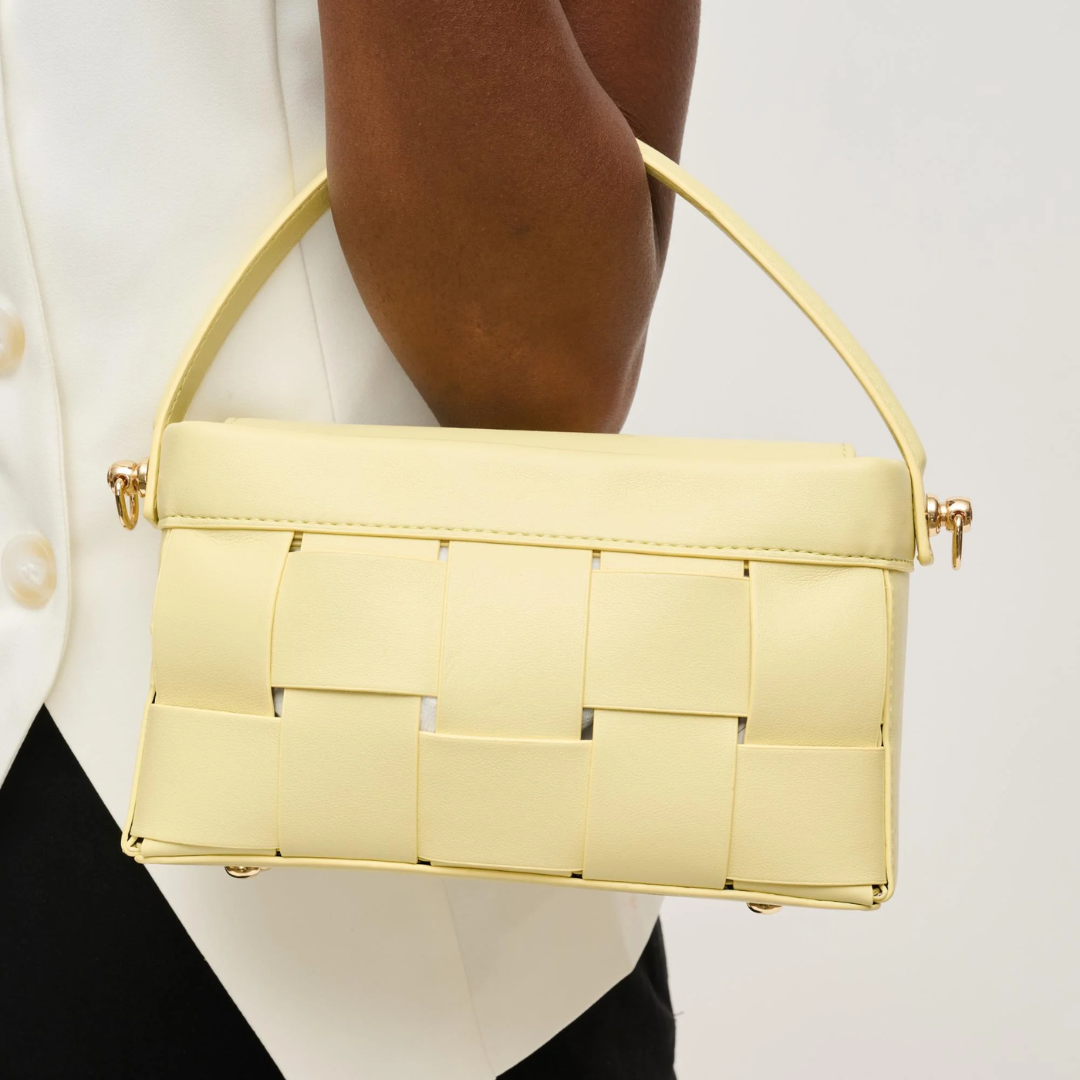AURORA WOVEN CROSSBODY BUTTER