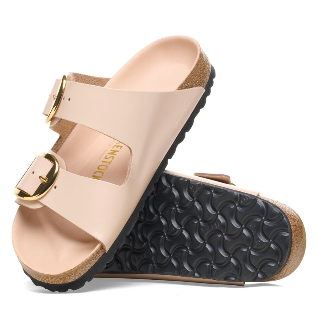ARIZONA BIG BUCKLE SANDAL NEW BEIGE