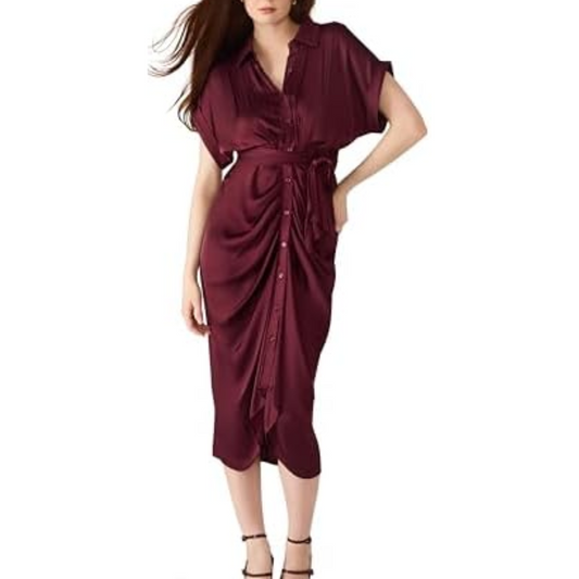 TORI DRESS WINE