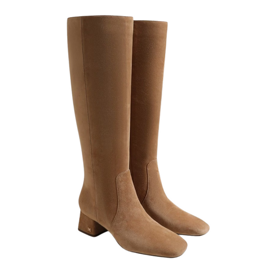 PORTER FLAT HIGH BOOT CYPRUS TAN SUEDE