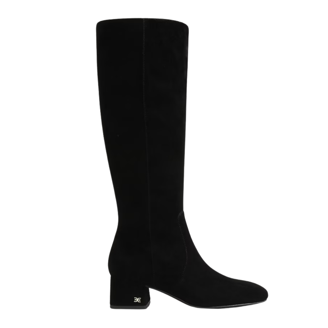 PORTER FLAT HIGH BOOT BLACK SUEDE
