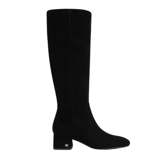 PORTER FLAT HIGH BOOT BLACK SUEDE