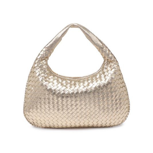ADELA WOVEN HOBO GOLD