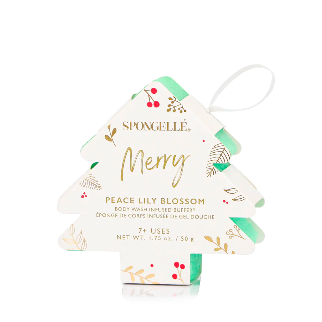 HOLIDAY TREE BODY BUFFER PEACE LILY BLOSSOM