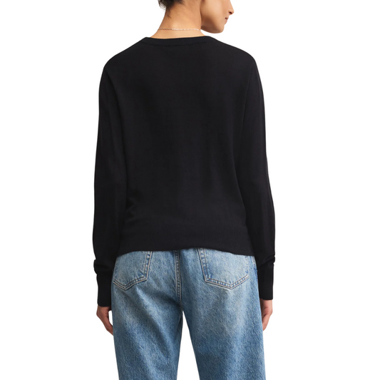 THE PERFECT LAYER SWEATER BLACK