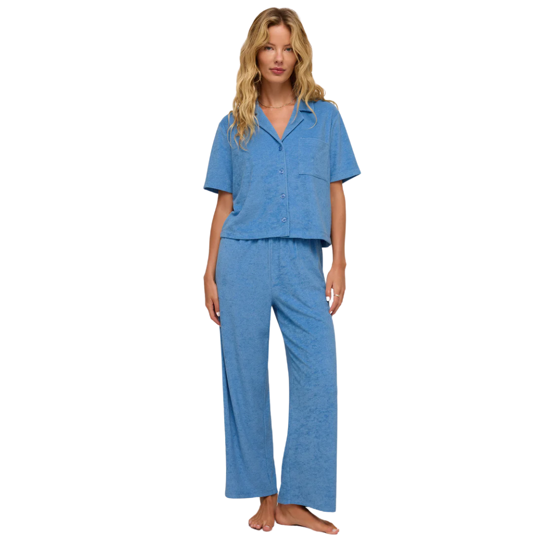 RESORT LOOP TERRY TOP SALTY BLUE