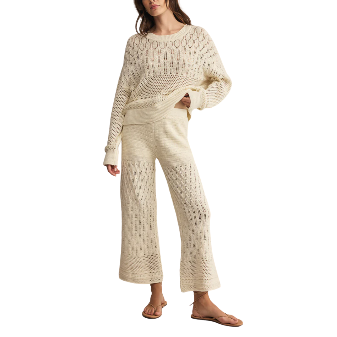 RUE CROCHET SWEATER SEASALT