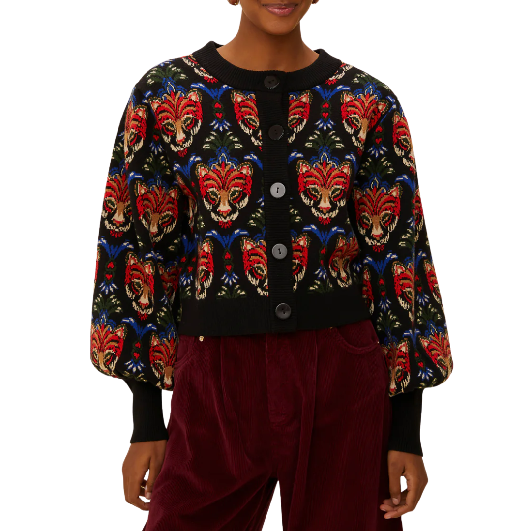 BOHO PANTHER CARDIGAN