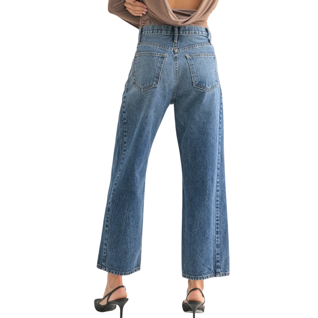 BARREL JEAN TWIST DARK