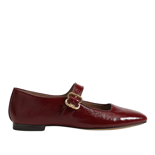 MICHAELA BALLET FLAT MERLOT