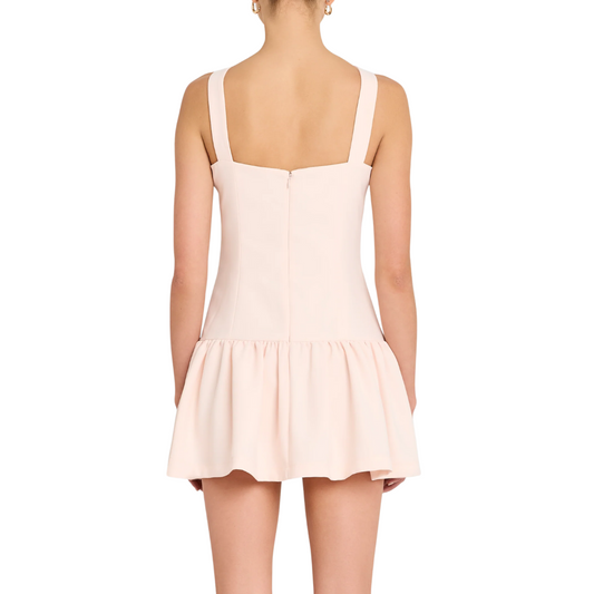 KATINA SKORT ROMPER BISCOTTI