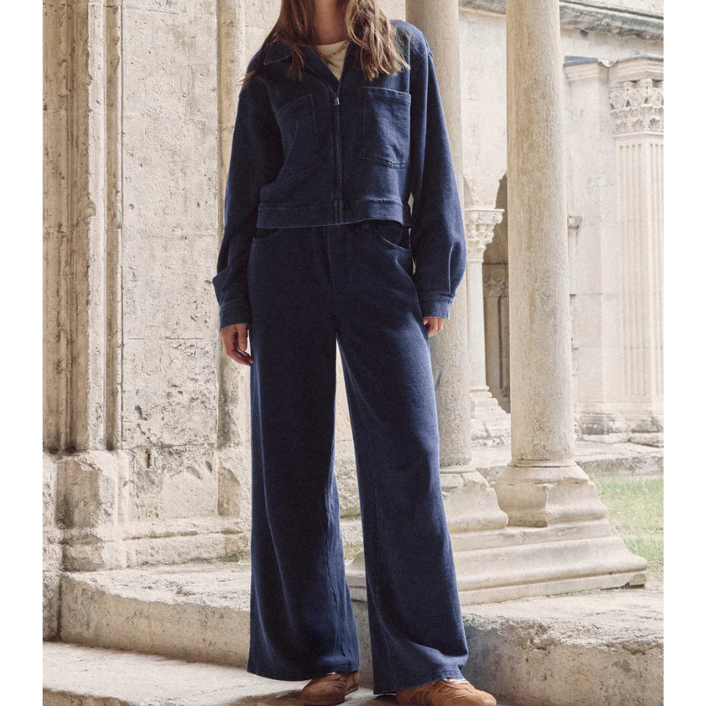 ENTOURAGE KNIT DENIM PANT INDIGO