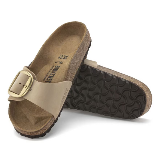 MADRID BIG BUCKLE SANDAL SANDCASTLE