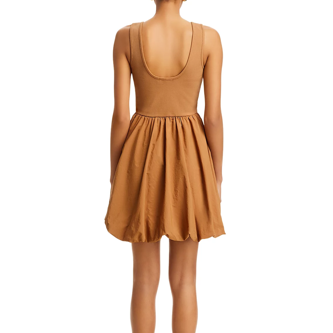 PALERMO DRESS CARAMEL