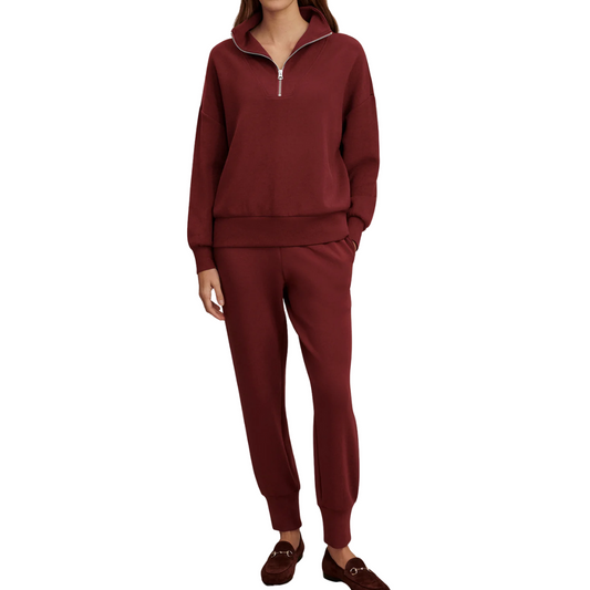 SLIM CUFF PANT 25" NEW MAROON