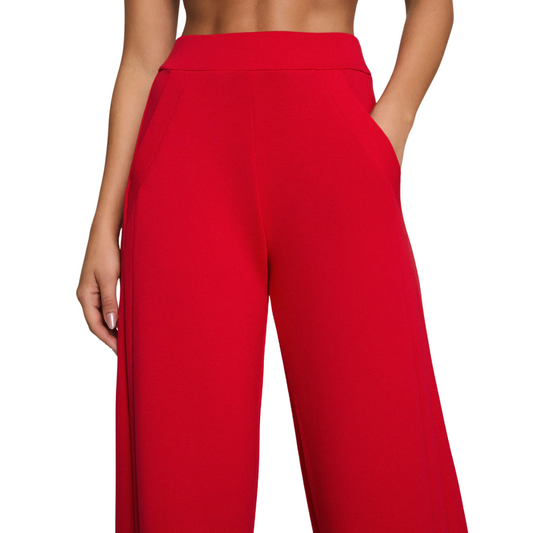 AIRESSENTIALS WIDE LEG TRACK PANT SPANX RED
