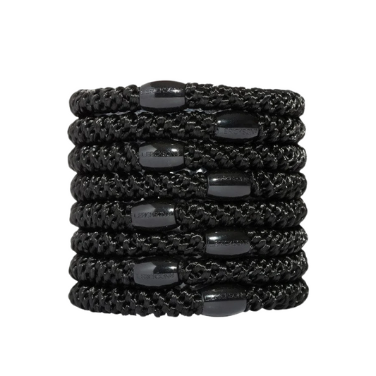 GRAB & GO PONYTAIL HOLDERS BLACK