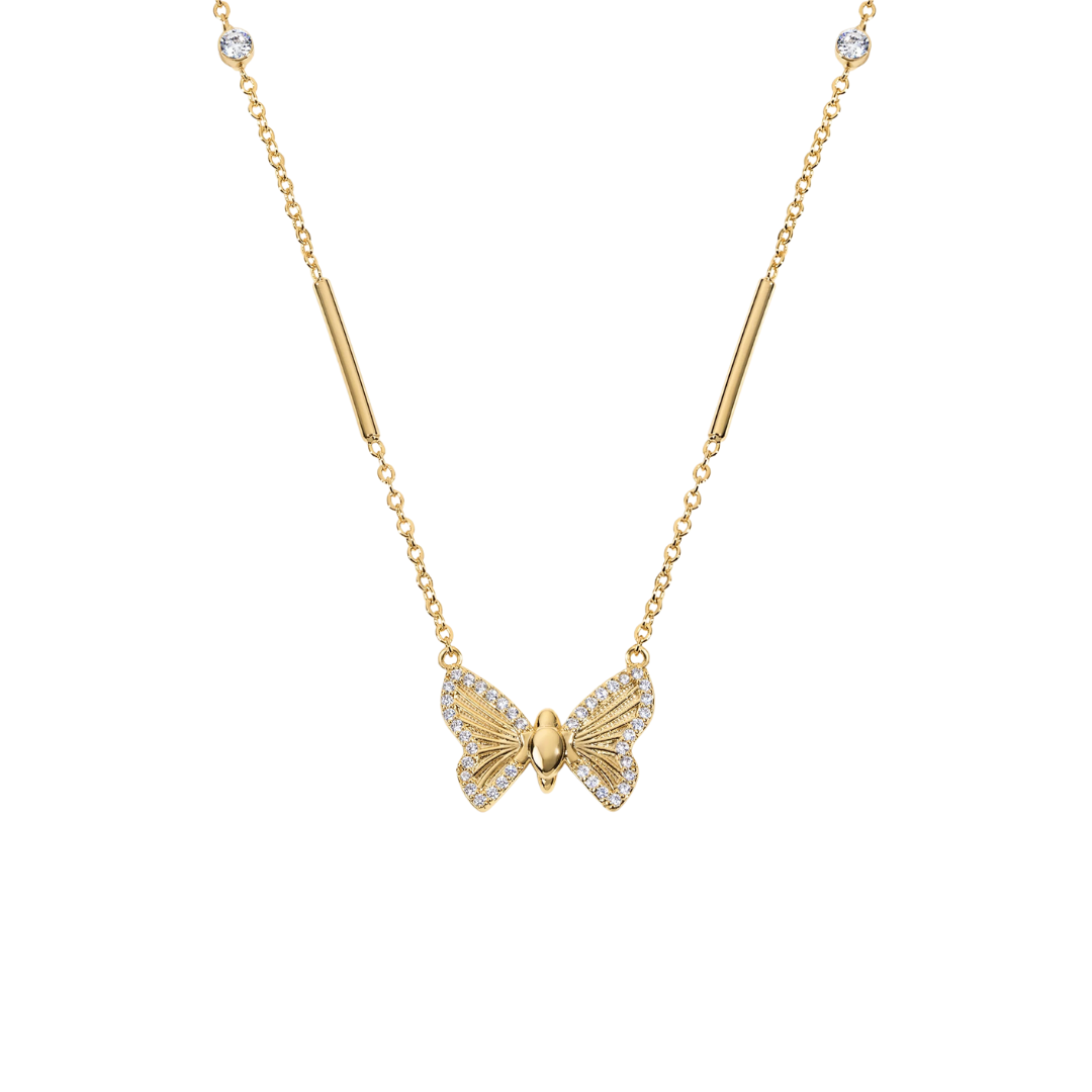 FLY AWAY NECKLACE GOLD