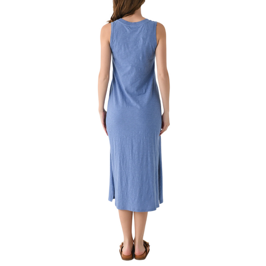 PALISADES MIDI DRESS SKY BLUE