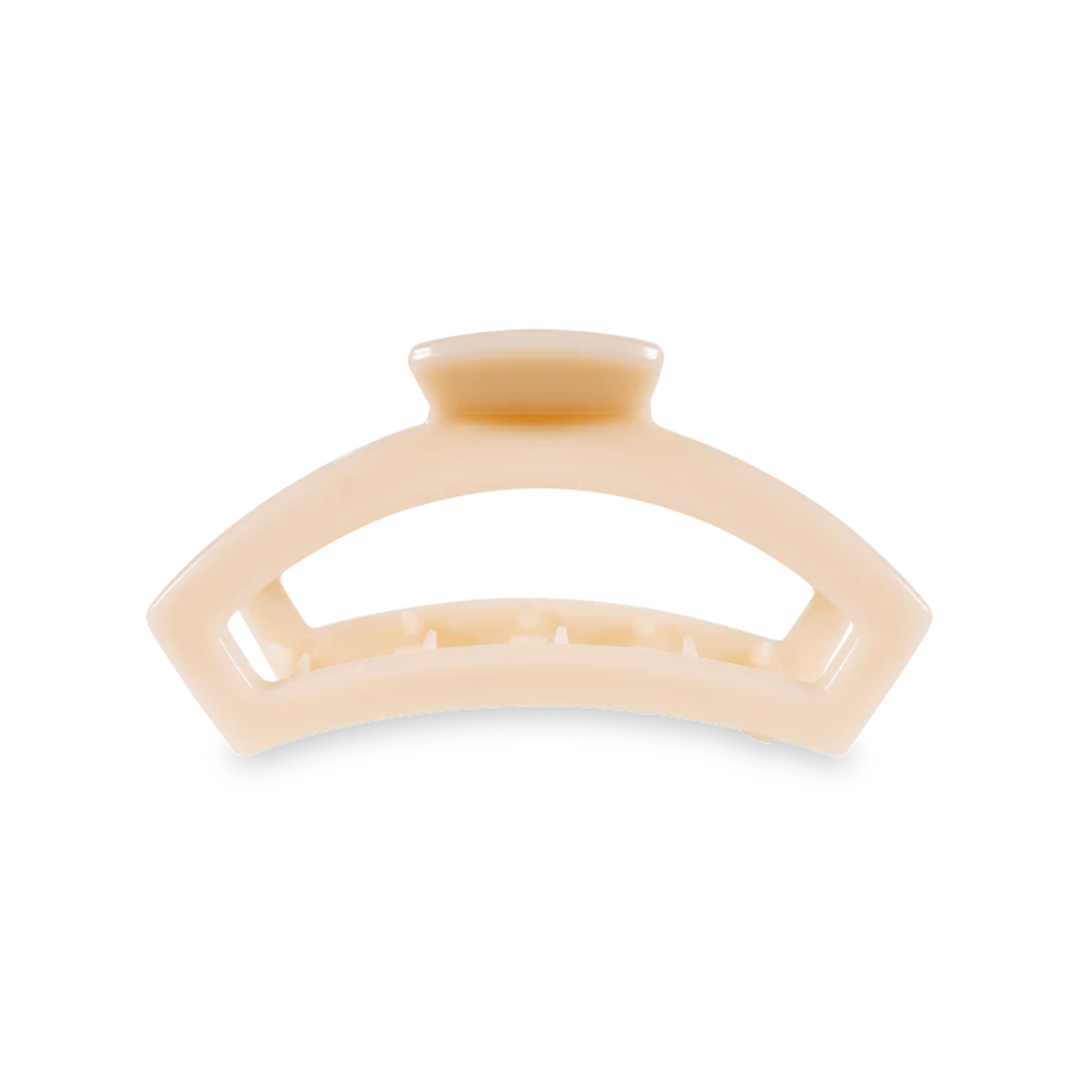 OPEN MEDIUM CLIP ALMOND BEIGE