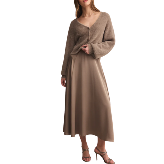 SADIRA FLUFFY CARDIGSN MOONLIGHT