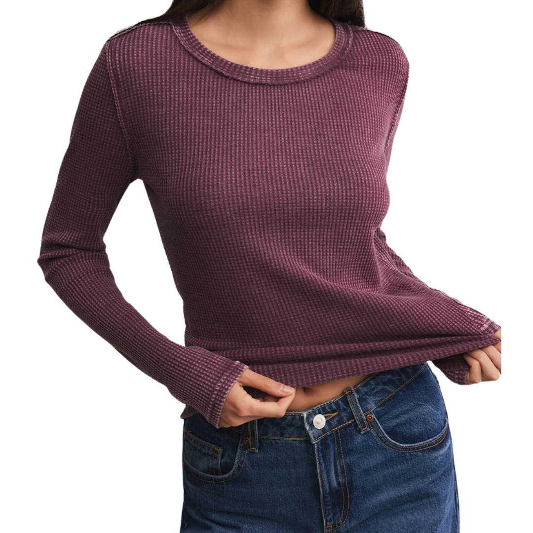 ARLET MINI THERMAL TOP MERLOT