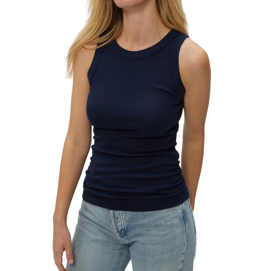 HALLEY RUCHED TANK TOP NOCTURNAL