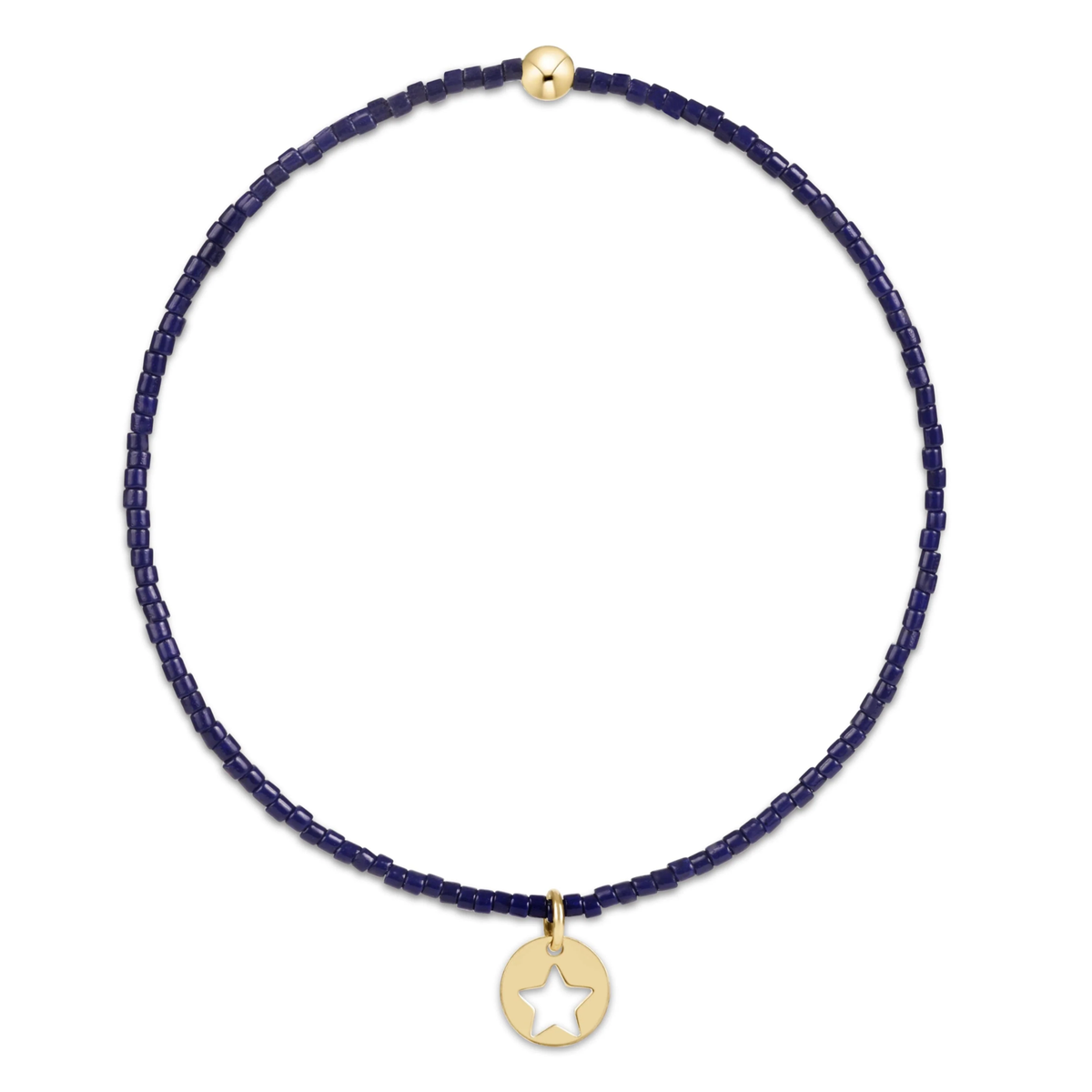 HOPE CLASSIC BRACELET NAVY - STAR SMALL DISC