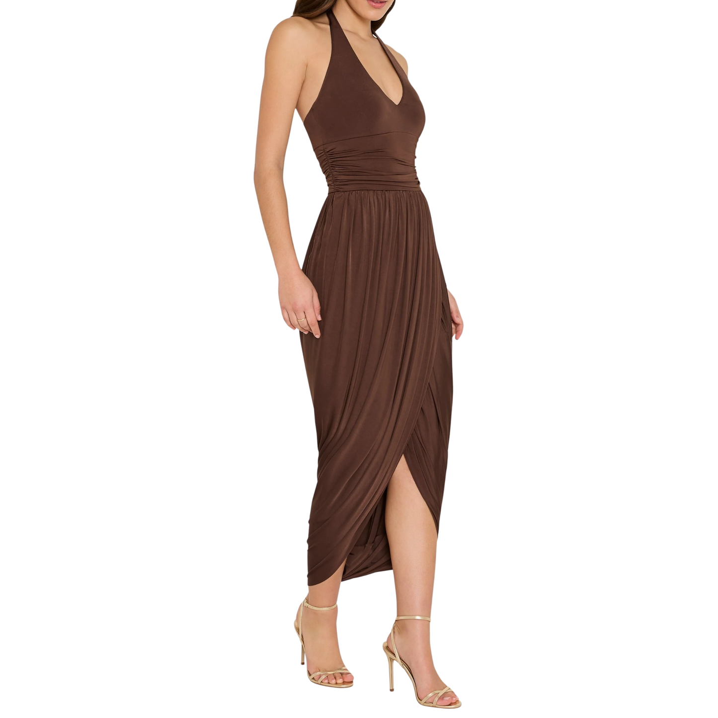 ROSADO MIDI DRESS COCOA
