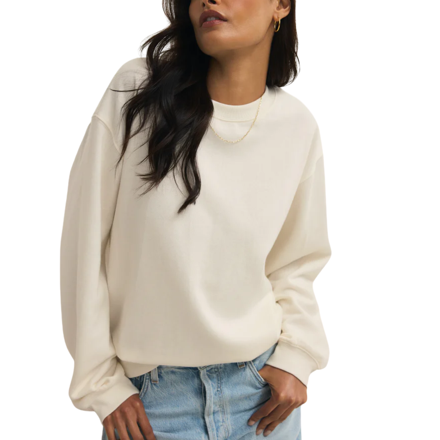 BOYFRIEND SWEATSHIRT CLOUD