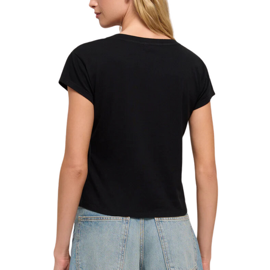 MODERN V-NECK TEE BLACK