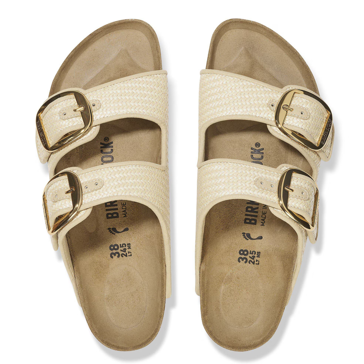 ARIZONA BIG BUCKLE RAFFIA NATURALE