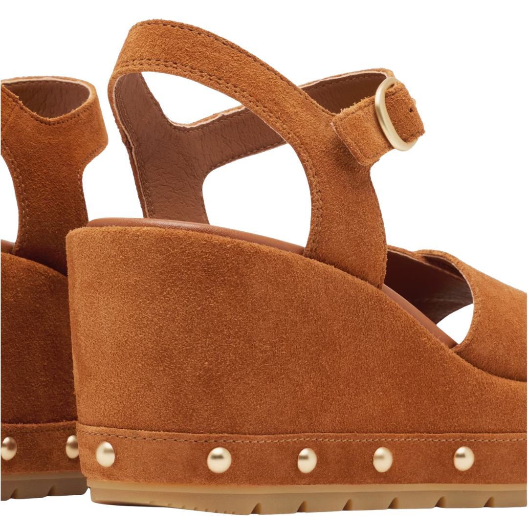 SUNSPEAK WEDGE ANKLE STRAP ICED TEA
