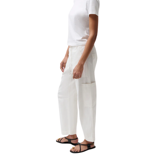 SABRINA TIE PANT WHITE