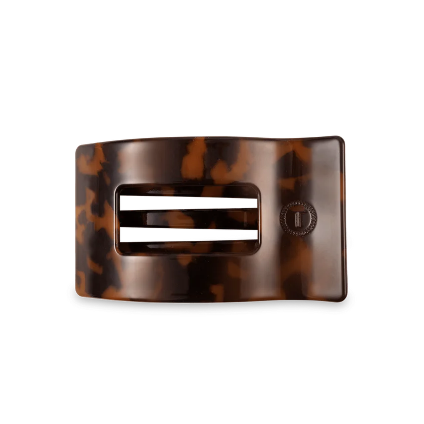 RECTANGLE FLAT SMALL CLIP TORTOISE