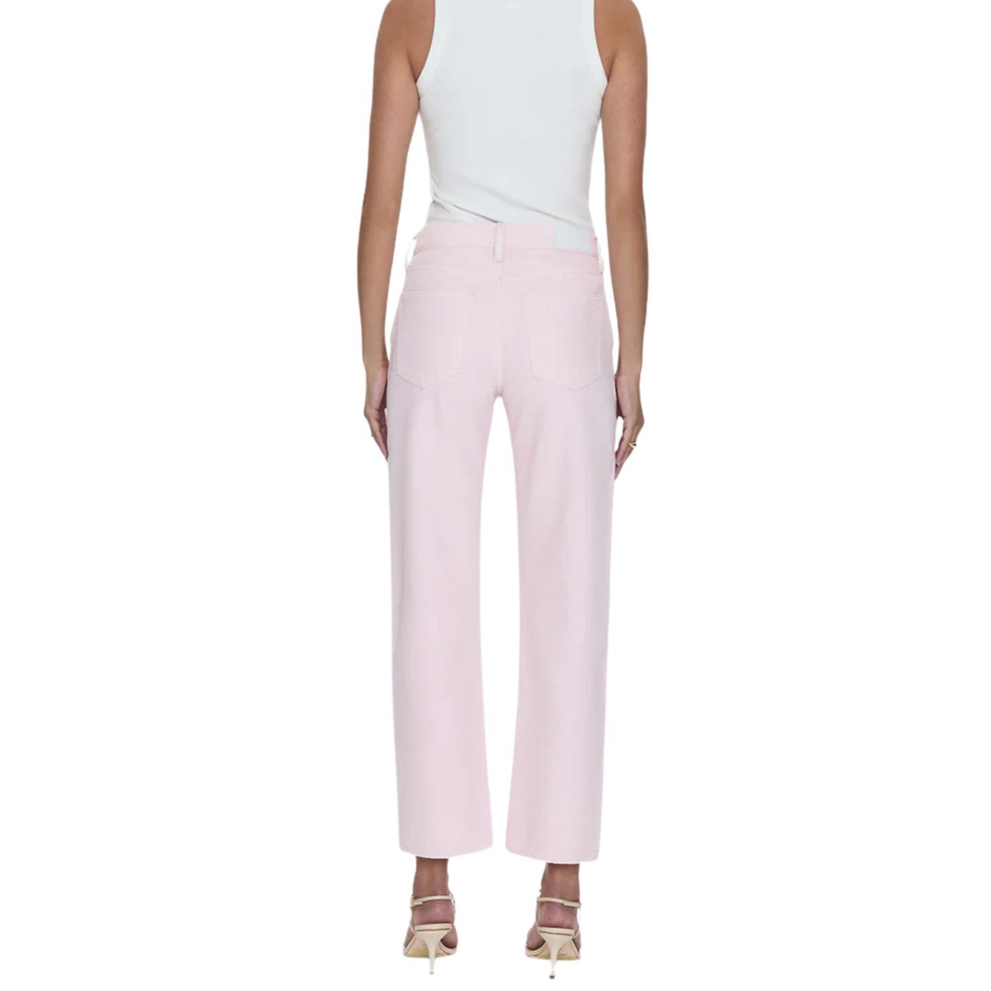 LEXI BOWED STRAIGHT LEG BLUSH