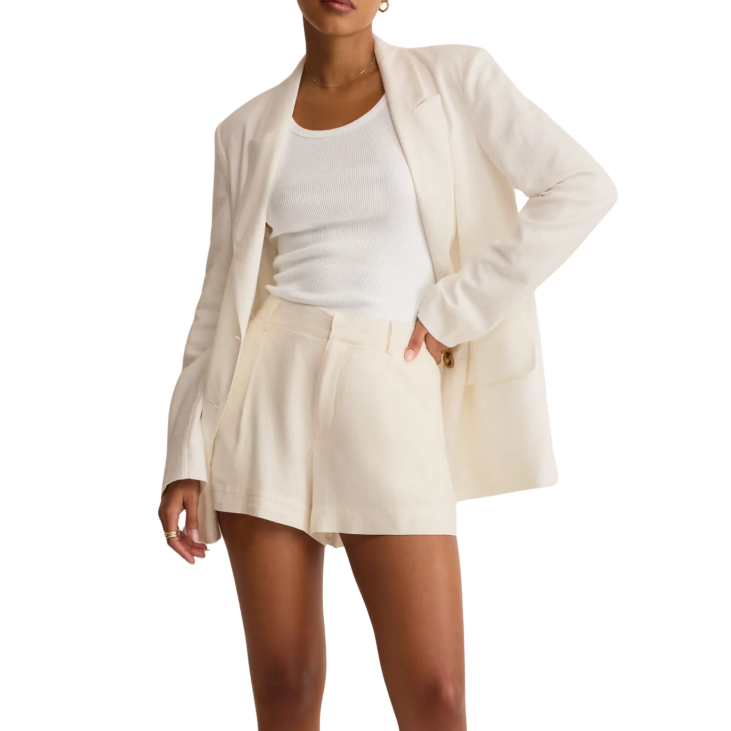 VANTAGE LINEN SHORT CLOUD