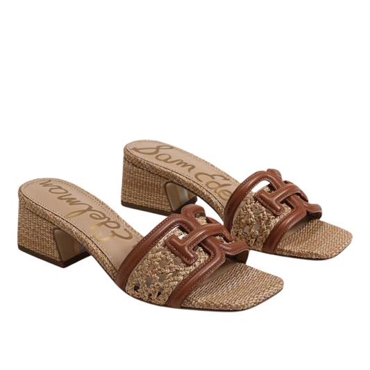 WAYLON WEAVE SANDAL COGNAC