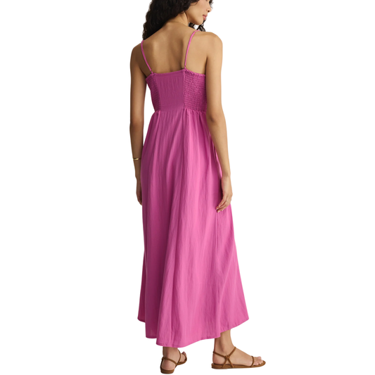 ANGEL EYES MIDI DRESS BERRY BLUSH