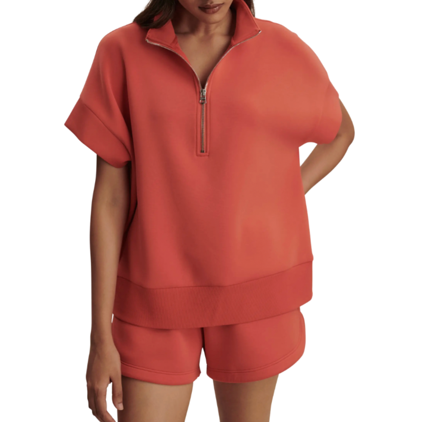 COUTLER HIGH RISE SHORT 3.5 SUMMER FIG