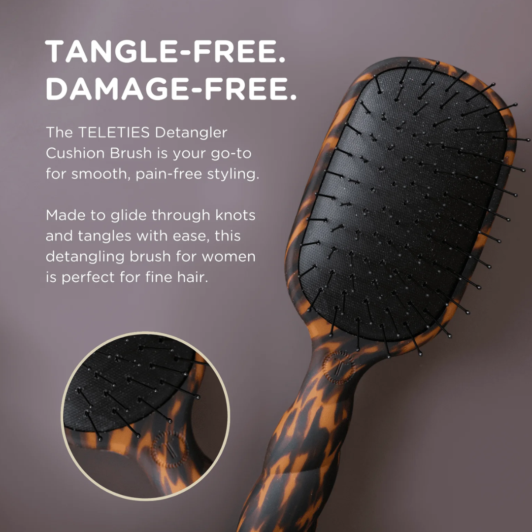 DETANGLER BRUSH - FINE HAIR TORTOISE