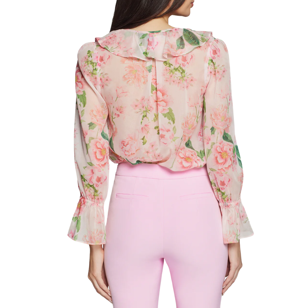 JADA FLORAL BLOUSE PINK PETAL