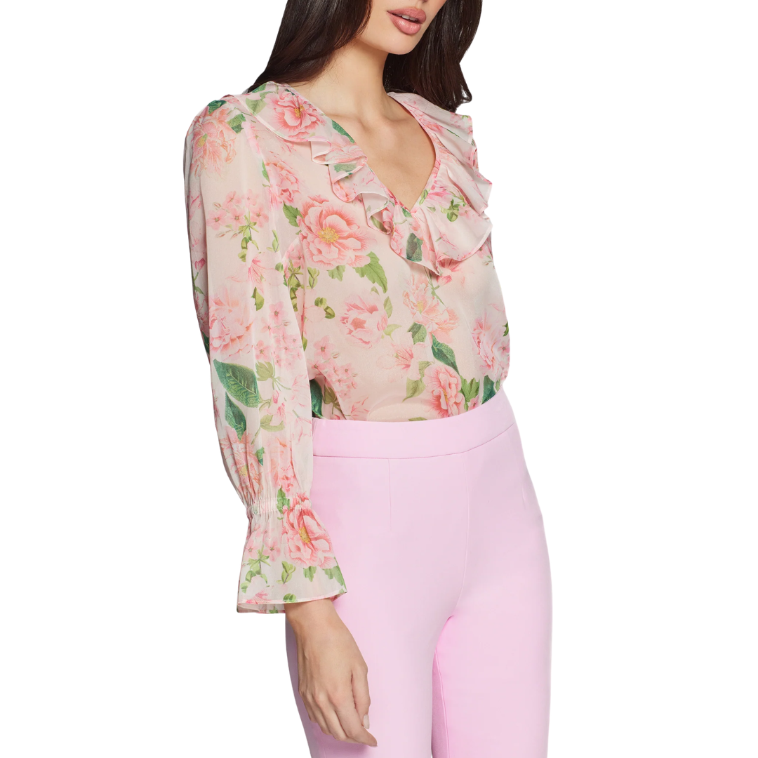 JADA FLORAL BLOUSE PINK PETAL