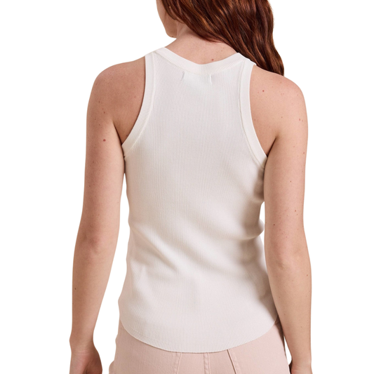 CLASSIC RIBBED TANK WHITE