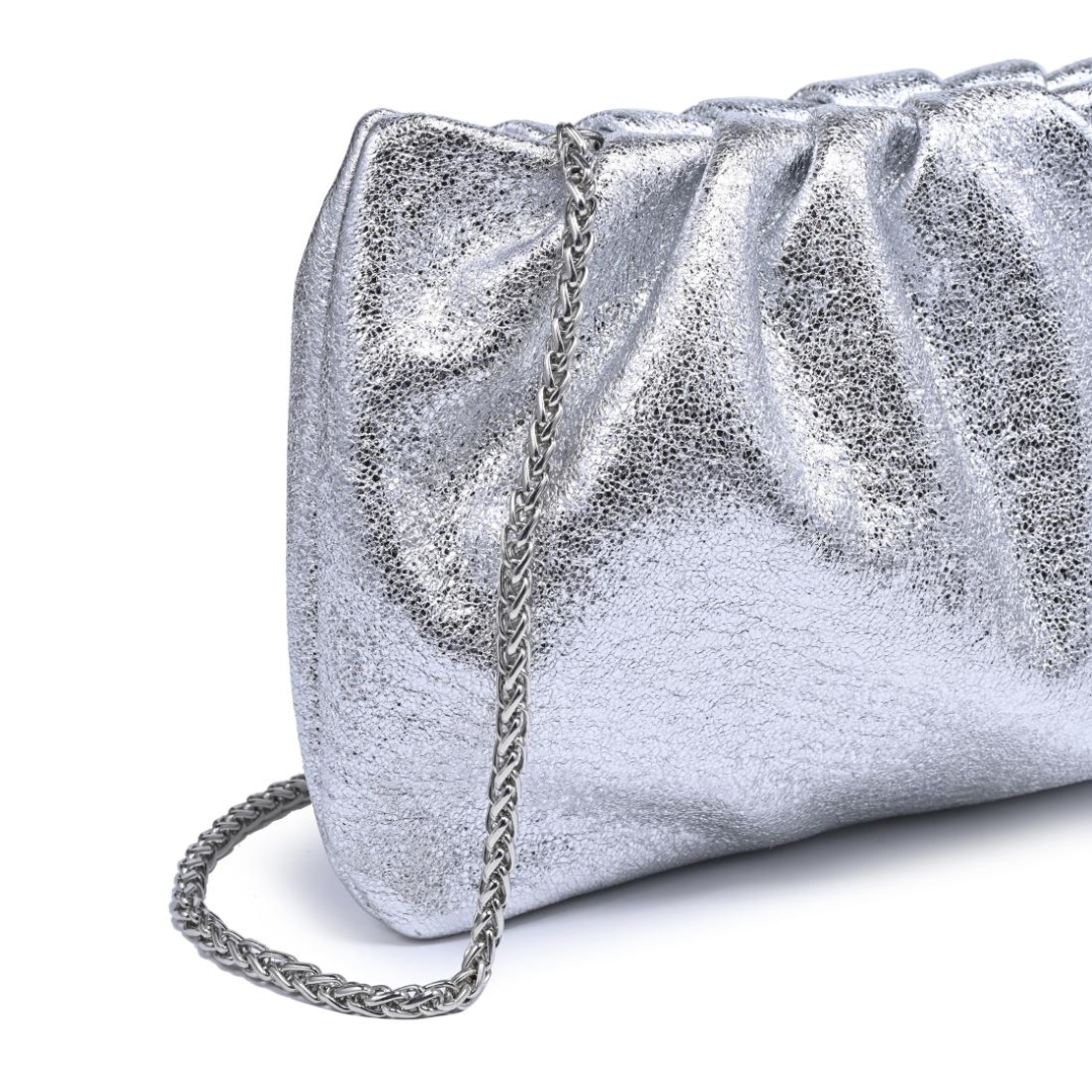 FANCY CLUTCH SILVER